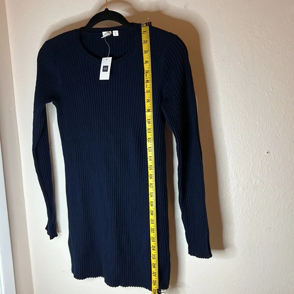 GAP Rib Cozy Tunic, Navy, M - Picture 10 of 10